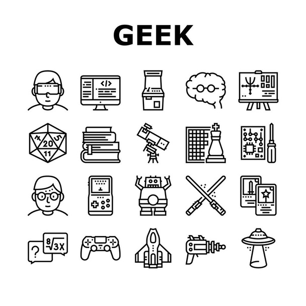 Ekl, šprt a Gamer kolekce ikon Set Vector - Vektor, obrázek