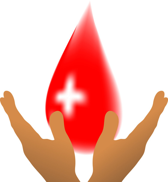 darování krve - Vektor, obrázek
