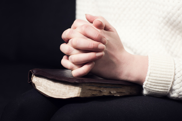 skládání ruce a modlit se - Fotografie, Obrázek