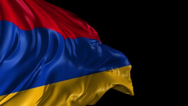 Flagge von Armenien - Filmmaterial, Video