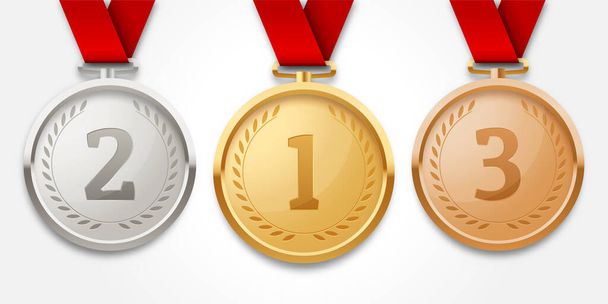 medals place for the text. vector illustration - Vector, Image