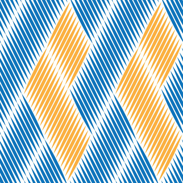 Nahtloses Muster mit schrägen farbigen Segmenten - Vektor, Bild