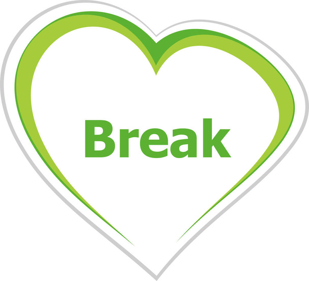 word break, business concept - Fotografie, Obrázek