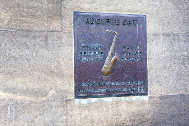 Adolphe Sax Tombstone board at Montmartre Cemetery - Фото, зображення