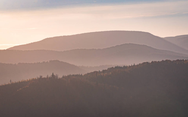 Landscapes of Autumn Carpathian Mountains - Zdjęcie, obraz