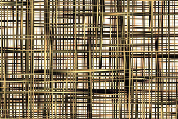 Plexo quadrado amarelo abstrato   - Foto, Imagem