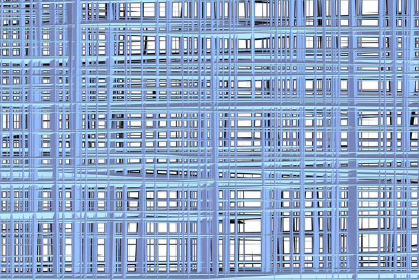 Plesso astratto quadrato blu   - Foto, immagini