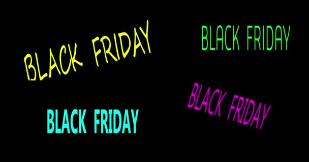 Banner prodeje Black Friday Neon - Záběry, video