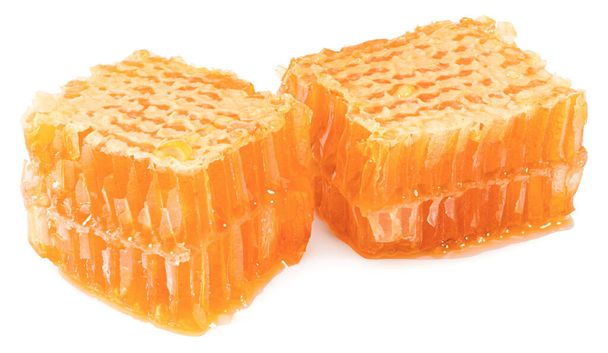 Honeycomb isolated on white background. full depth of field. clipping path - Foto, Imagem