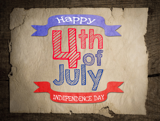 Gelukkig Onafhankelijkheidsdag 4 juli - Foto, afbeelding