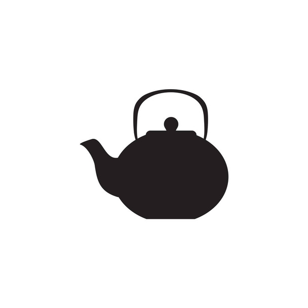 Tea pot icon logo design vector template - Vector, Image