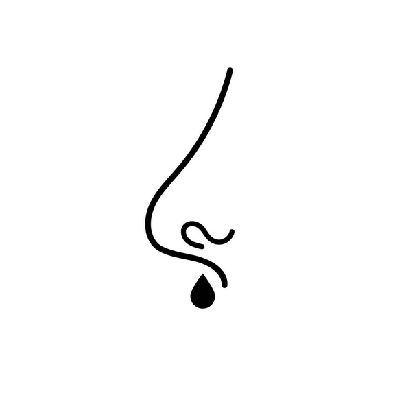 Runny Nose pictogram gebruikt voor website. - Foto, afbeelding