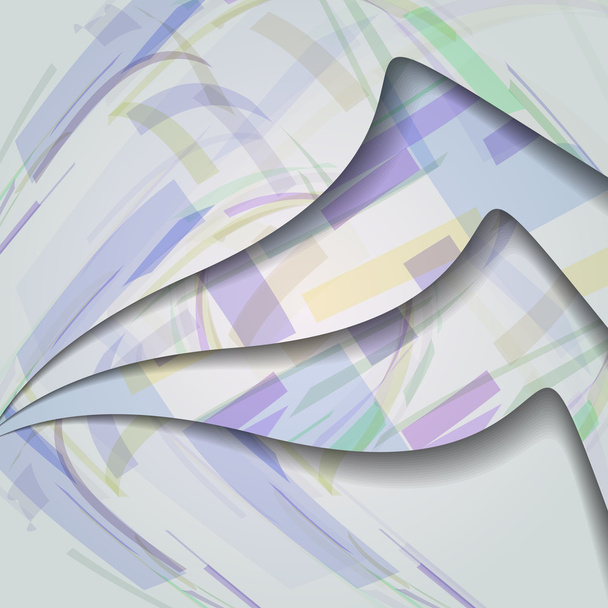 abstract patroon van lijnen - Vector, afbeelding