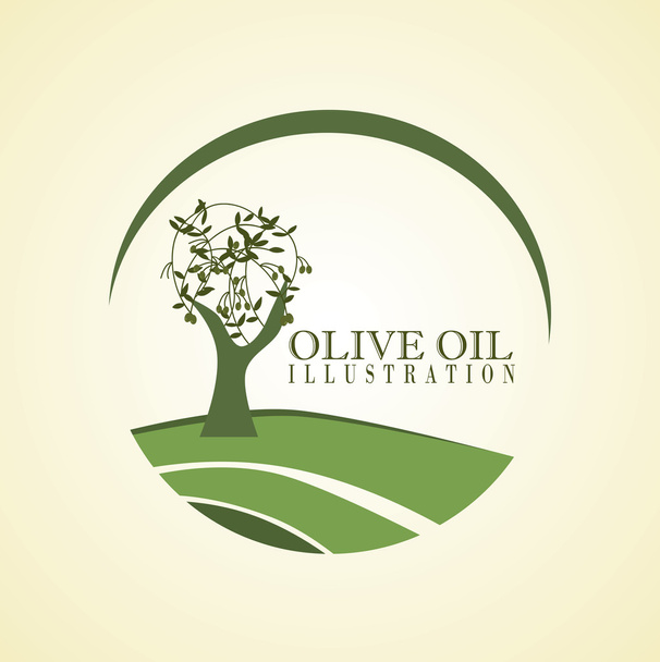 Aceite de oliva
 - Vector, imagen