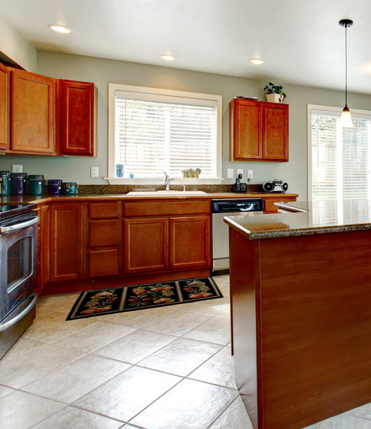 keuken kamer met staking dek - Foto, afbeelding