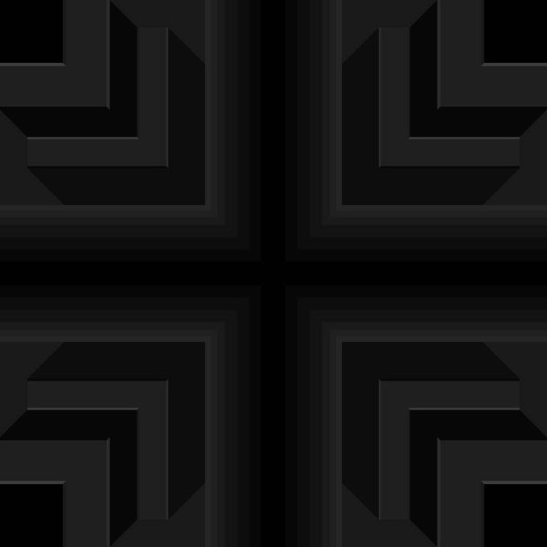 Black pipe shape crisscross, 3d right-angled edge, seamless geometric pattern. Templates for background, banner, brochure, book cover, business card, flyer, leaflet, poster, tile, wallpaper. Vector illustration. - Vector, Image