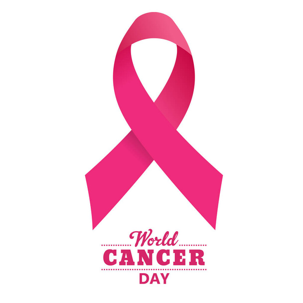 świadomość raka piersi różowa wstążka wektor ilustracja - Wektor, obraz