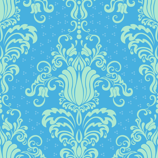 Vector damask seamless pattern element. Elegant luxury texture for wallpapers, backgrounds and page fill. - Διάνυσμα, εικόνα