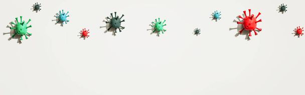 Viral epidemic influenza concept - 写真・画像