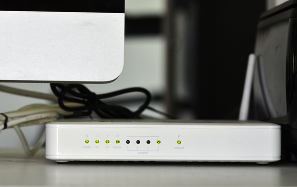 ADSL wifi router modem - Zdjęcie, obraz