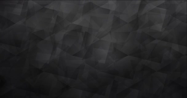 4K hurok sötétszürke videó sokszögletű formákkal. - Felvétel, videó