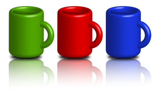 Bright mug - Vector, imagen