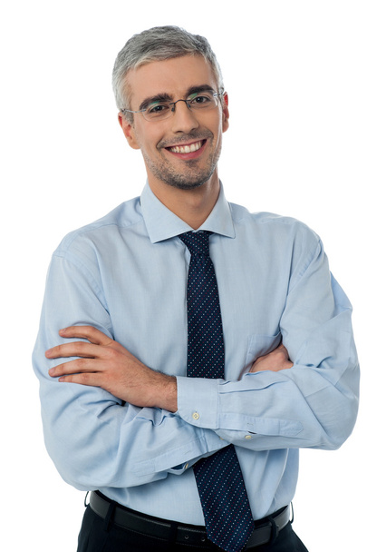 Smiling middle aged businessman - Foto, immagini