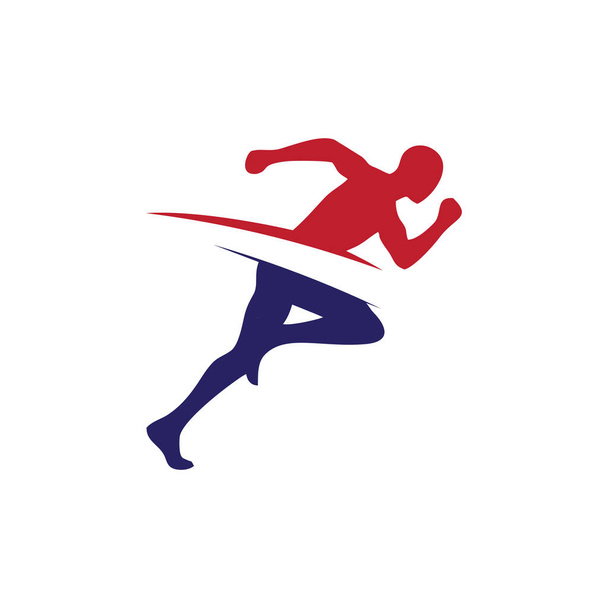 Біг і марафон Лого Вектор - Вектор, зображення