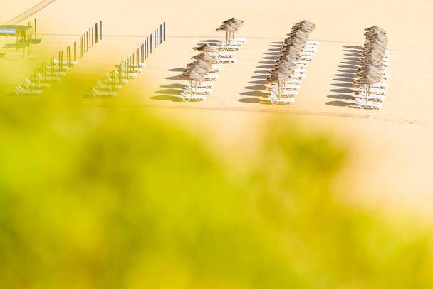 Vista sulla spiaggia di sabbia vuota  - Foto, immagini