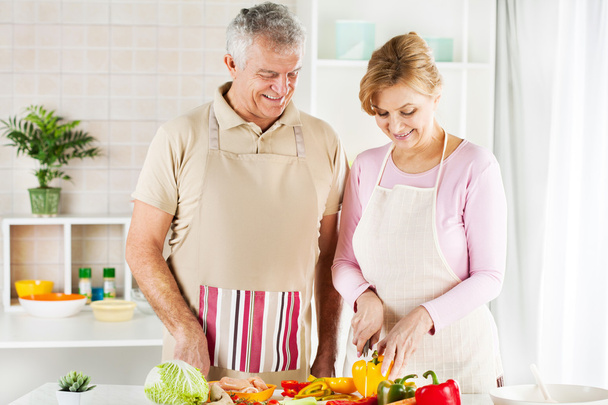 Senior Couple in the kitchen - Foto, Bild