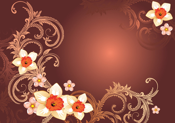 Floral design - Vector, afbeelding