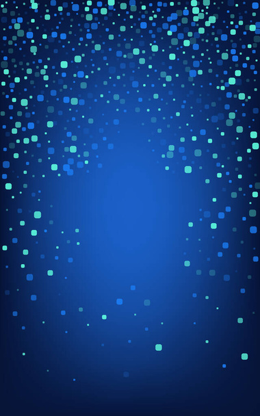 Blue Particle Carnaval Blue Vector Background.  - Vektor, Bild