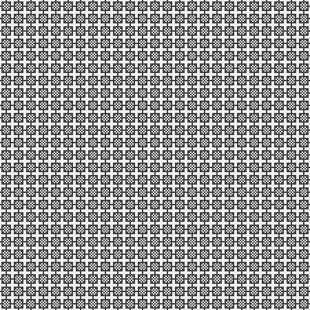 geométrica preto branco sem costura formas fundo, ilustração vetorial  - Vetor, Imagem