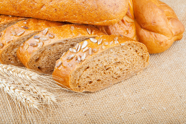 Assortment of baked breads - Photo, Image