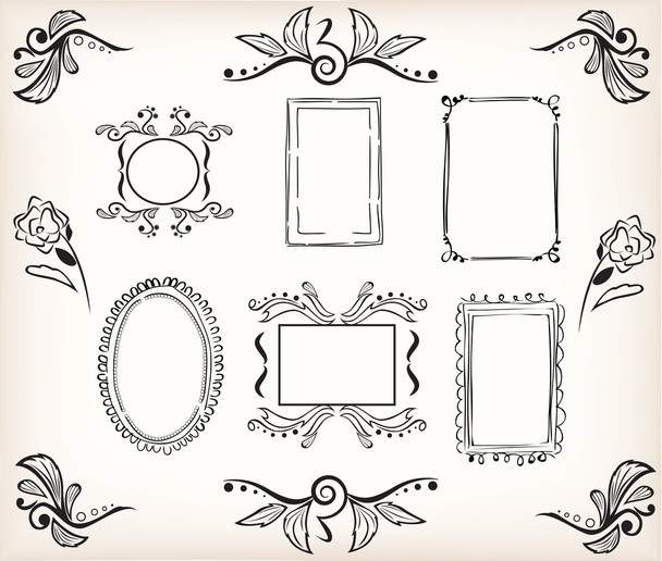 Borders and frames - Vector, Image