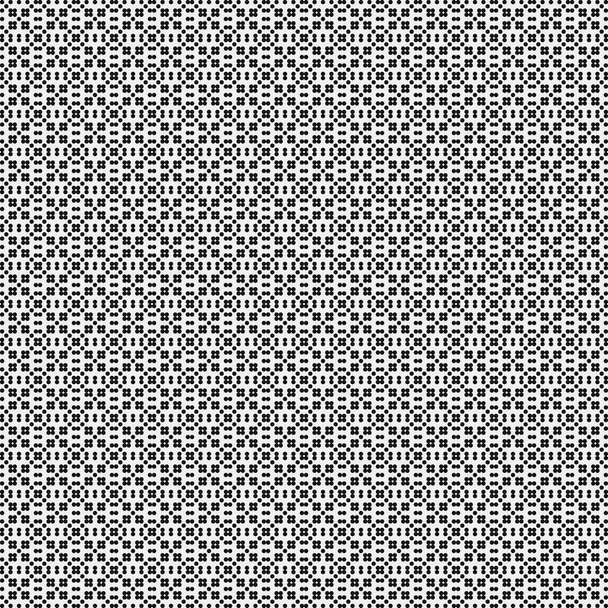 naadloze geometrische abstracte zwart-witte achtergrond, vectorillustratie  - Vector, afbeelding