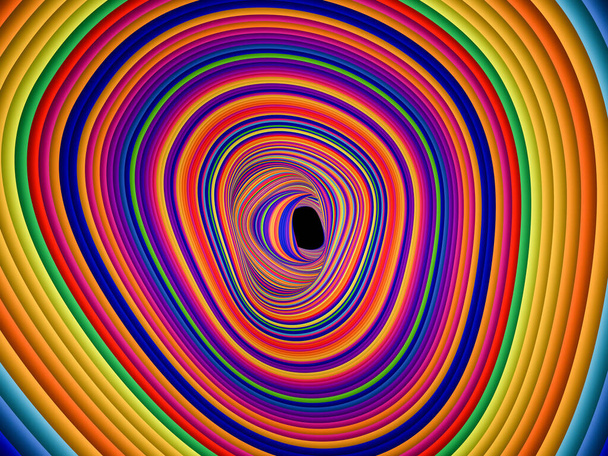 Абстрактный фон многоцветных круговых полос для использования в печати и дизайне
. - Фото, изображение