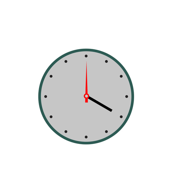 ilustración simple oficina reloj negro icono  - Foto, imagen