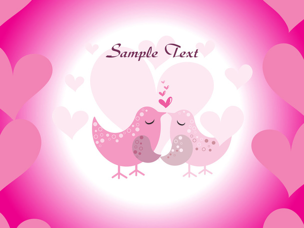 Abstract love background - Vector, Image