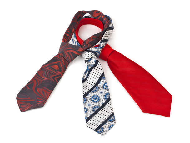 Three necktie - Foto, Bild