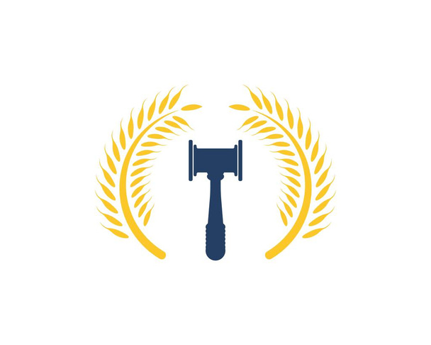 Anwaltskanzlei Logo Vektorvorlage - Vektor, Bild