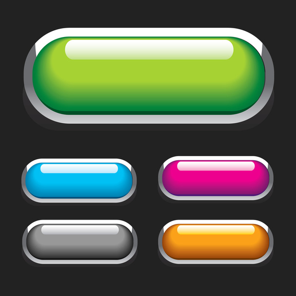 Glossy buttons. - Vecteur, image