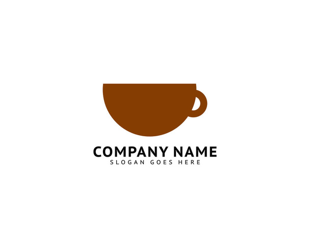 Modèle d'icône de logo de café Illustration vectorielle de conception - Vecteur, image