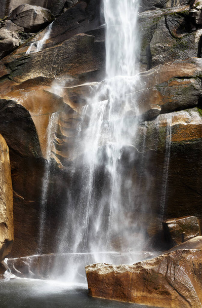 Waterfall in Yosemite National Park, California, USA - Photo, image
