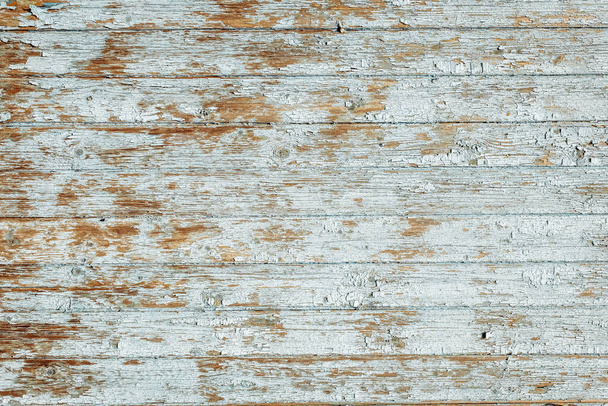 Wood textured background, vintage blue wood background - Fotoğraf, Görsel