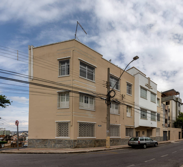 Edifício antigo de apartamentos em Belo Horizonte, Brasil - Foto, Imagem