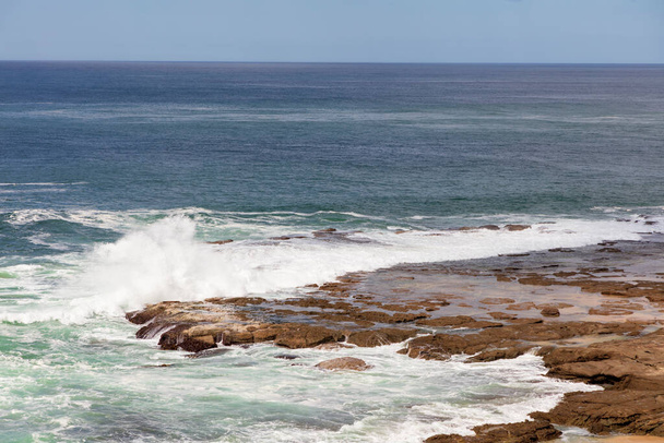 A view of the South Pacific Ocean from Norah Head on the central coast in regional New South Wales in Australia - Photo, Image