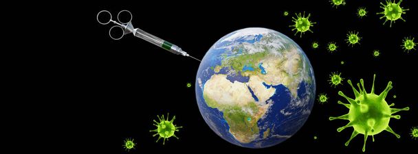 Éclosion du virus Corona. Concept de protection contre les virus épidémiques. Rendu 3D - Photo, image