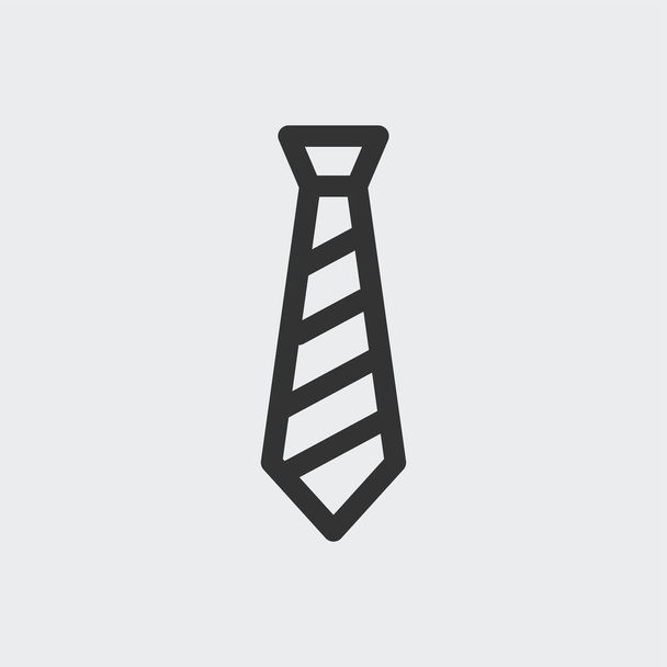 Svázat ikonu izolovanou na pozadí. Necktie symbol moderní, jednoduchý, vektor, ikona pro design webových stránek, mobilní aplikace, ui. Vektorová ilustrace - Vektor, obrázek