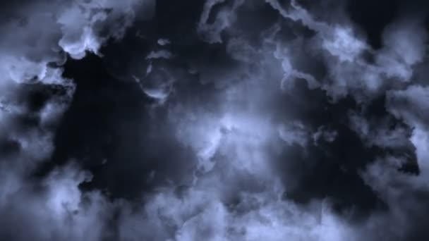 Lightning Storm Background Loop - Footage, Video